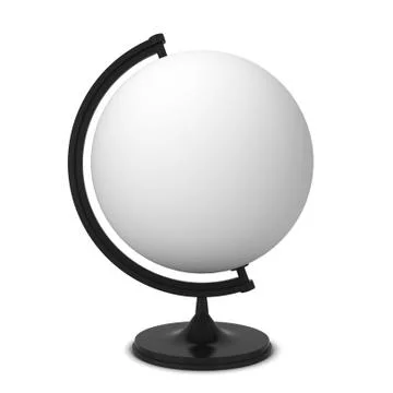 Blank globe Stock Illustration