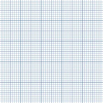 Blank graph sheet with blue line on white background Ilustración de archivo