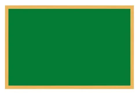 Blank green chalkboard Stock Illustration