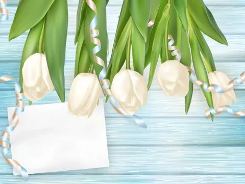 Blank greeting card. EPS 10 Illustrazione stock