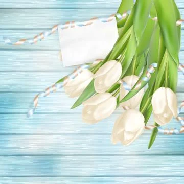 Blank greeting card. EPS 10 Stock Illustration