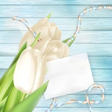 Blank greeting card. EPS 10 Stock Illustration