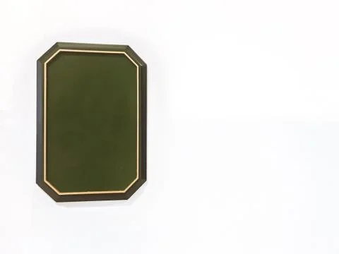 Blank guide post isolated on white Stock Photos