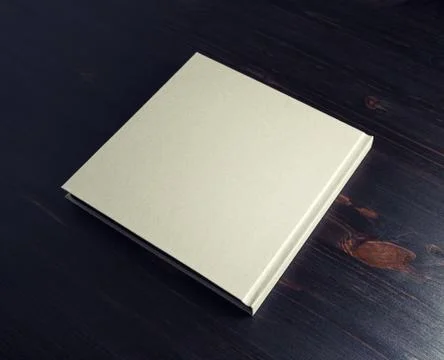 Blank hardcover book Stock Photos