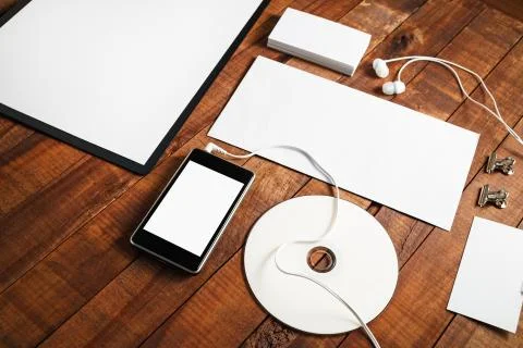 Blank ID set Stock Photos