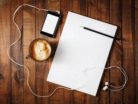 Blank ID set Stock Photos