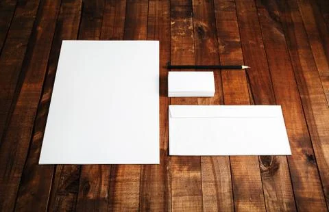 Blank ID template Stock Photos