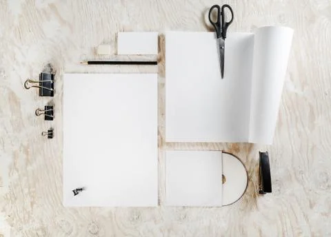 Blank ID template Stock Photos