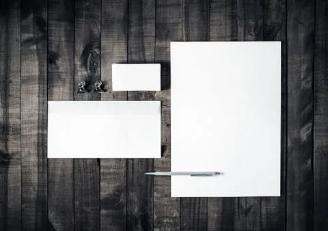 Blank ID template Foto stock
