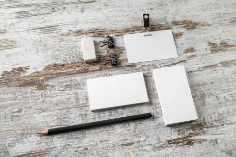 Blank ID template Stock Photos