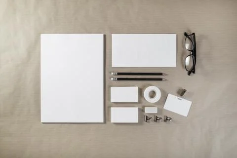 Blank ID template Stock Photos