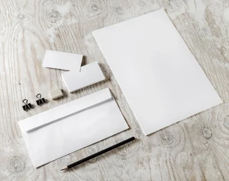 Blank identity set Stock Photos