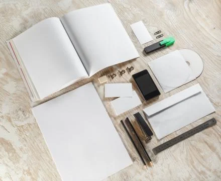 Blank identity template Foto stock