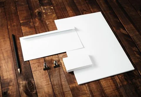 Blank identity template Stock Photos