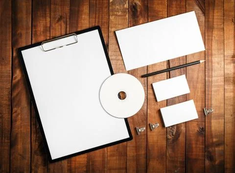 Blank identity template Stock Photos
