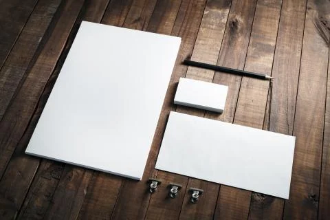 Blank identity template Stock Photos