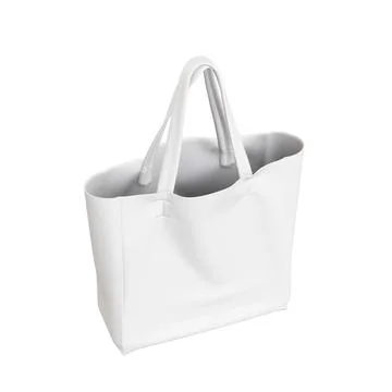 A blank image of a Shopper Bag isolated on a white background Stock Illustration