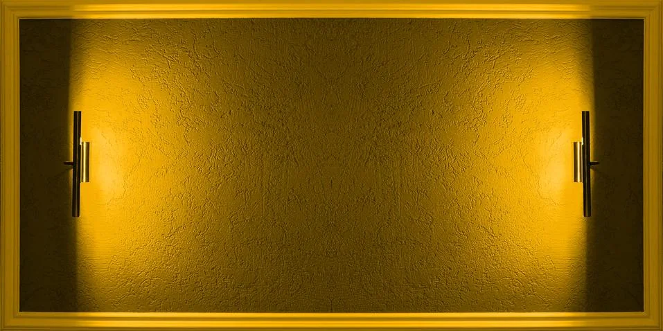 A blank for inserting information. Yellow texture background in a horizontal Stock-Fotos