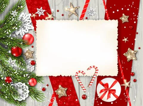 Blank for invitation Stock Illustration