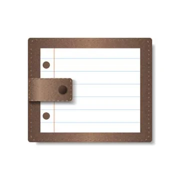 Blank jeans label Stock Illustration