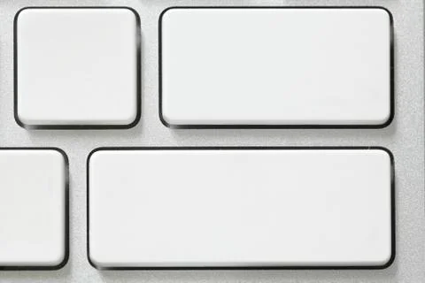 Blank keyboard button Stock Photos