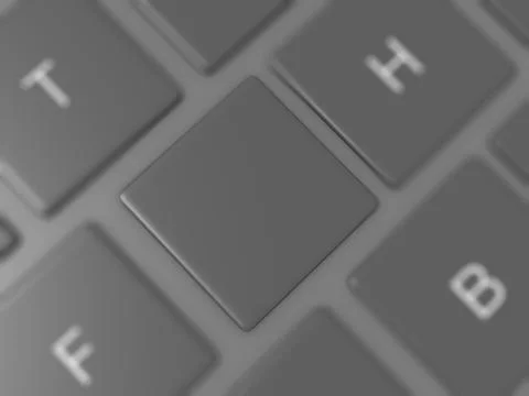 Blank keyboard key 스톡 일러스트