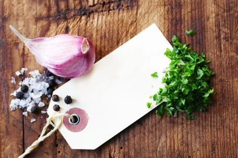 Blank Label Foto stock