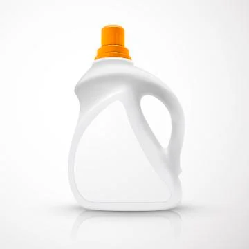 Blank laundry detergent bottle Stock Illustration