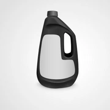Blank laundry detergent bottle Stock Illustration