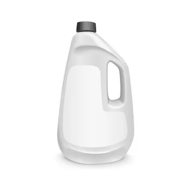 Blank laundry detergent bottle Stock Illustration