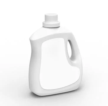 Blank laundry detergent bottle Stock Illustration