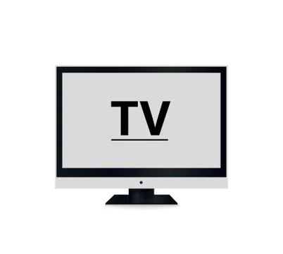A blank LCD screen, plasma displays or TV to your design. Stock Illustration