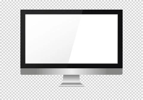 A blank LCD screen, plasma displays or TV to your design. Stock Illustration