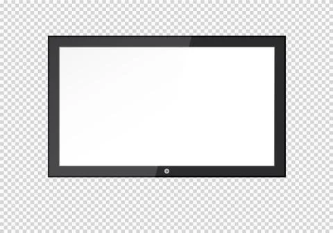 A blank LCD screen, plasma displays or TV to your design. Stock Illustration