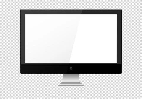 A blank LCD screen, plasma displays or TV to your design. Stock-Illustration