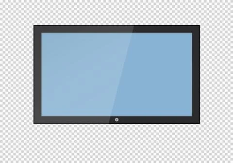 A blank LCD screen, plasma displays or TV to your design. Stock Illustration