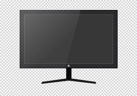A blank LCD screen, plasma displays or TV to your design. Stock Illustration