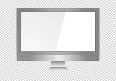 A blank LCD screen, plasma displays or TV to your design. Stock Illustration