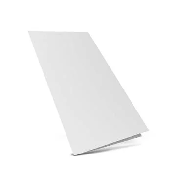 Blank leaflet mockup Stock Illustration