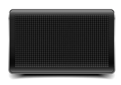 Blank LED Panel Stock Illustration