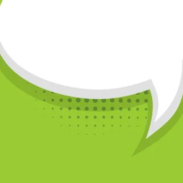 Blank light green balloon template Illustrazione stock