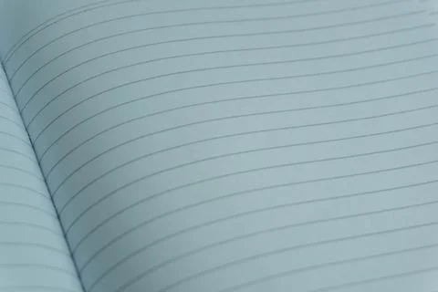 Blank lined sheet or paper copy space. blank notebook or journal for writing  Stock Photos