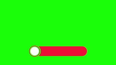 Blank Lower Third Infographic Template on Green Background 04 Stock Footage 261188551