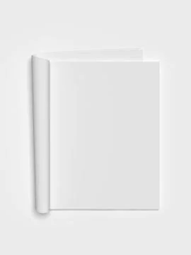 Blank Magazine Illustrazione stock