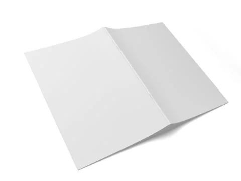 Blank magazine Illustrazione stock