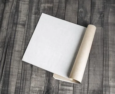 Blank magazine template Stock Photos