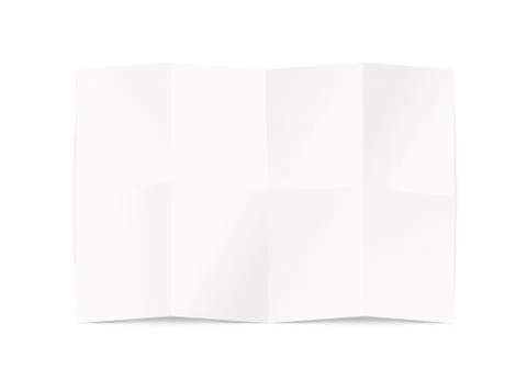 Blank map design mockup, isolated, clipping path, 3d illustration. Ilustración de archivo