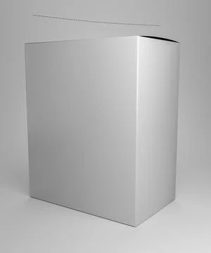 Blank matte surface box with your brand's unique logo or design Perfect for.. Stock Illustration