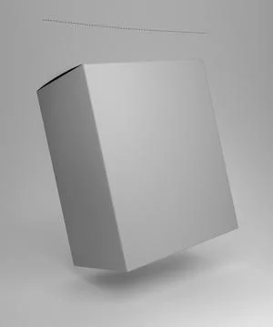 Blank matte surface box with your brand's unique logo or design Perfect for.. Stock Illustration