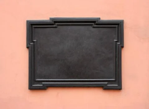 Blank memorial plaque Stock Photos